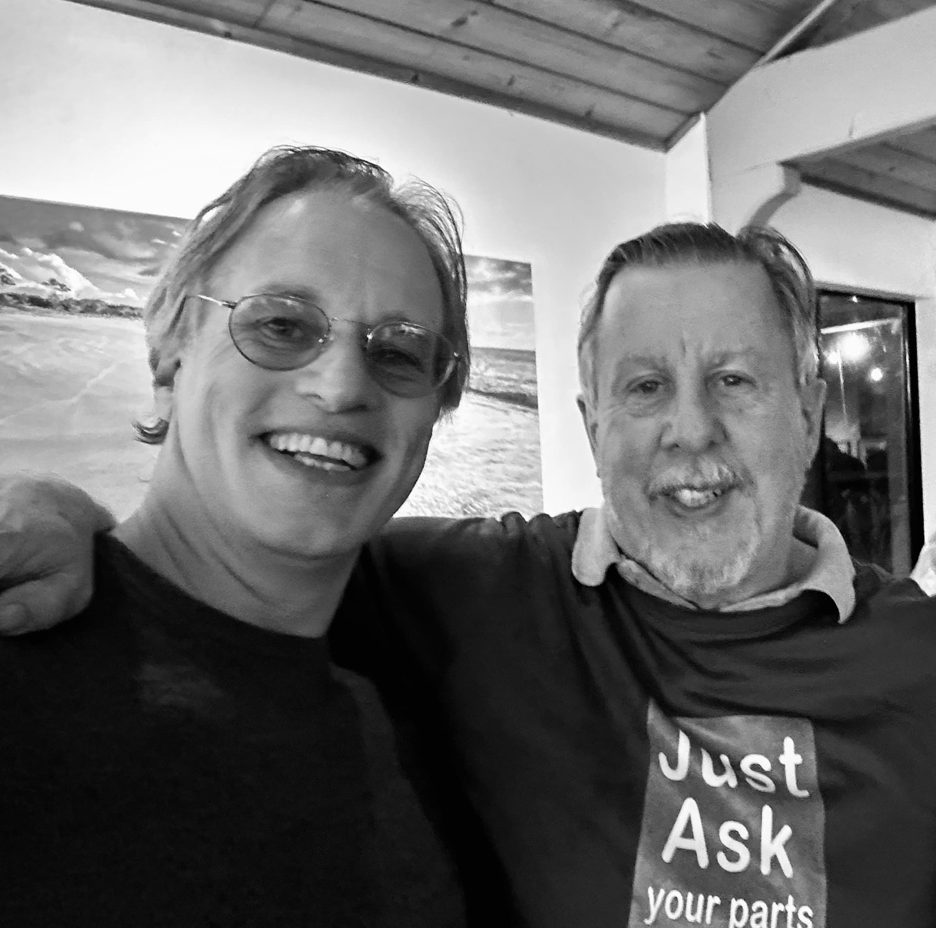 Stéphane Dion with Dick Schwartz